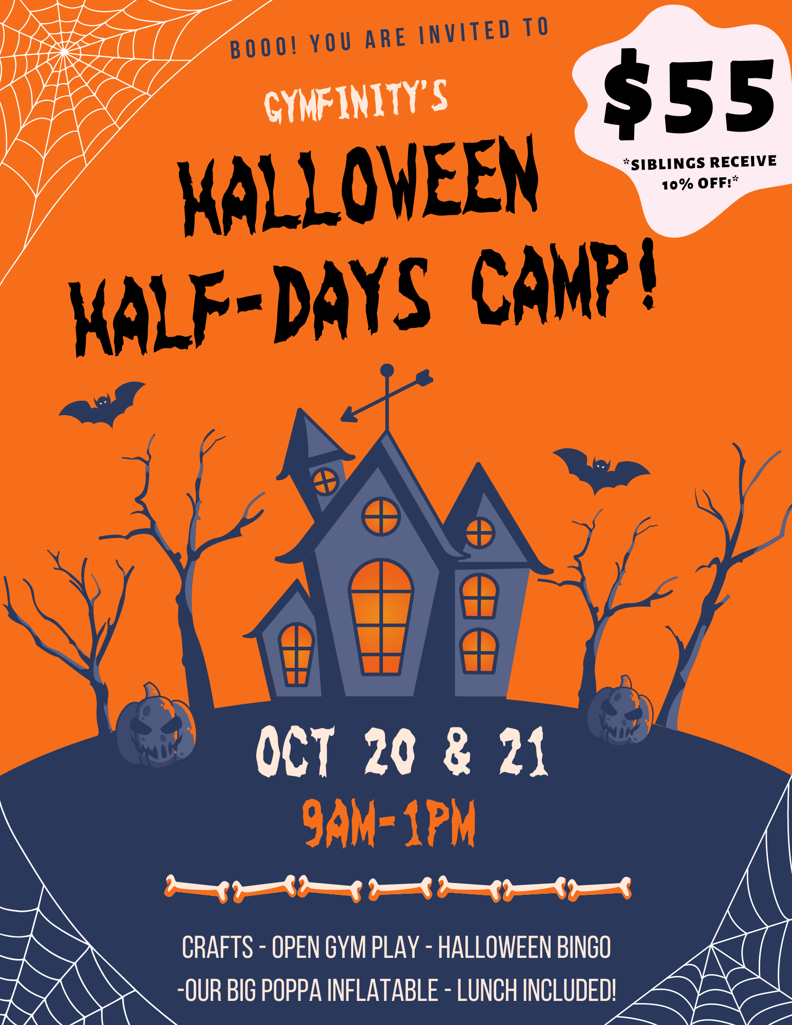 Halloween Half Days Camp