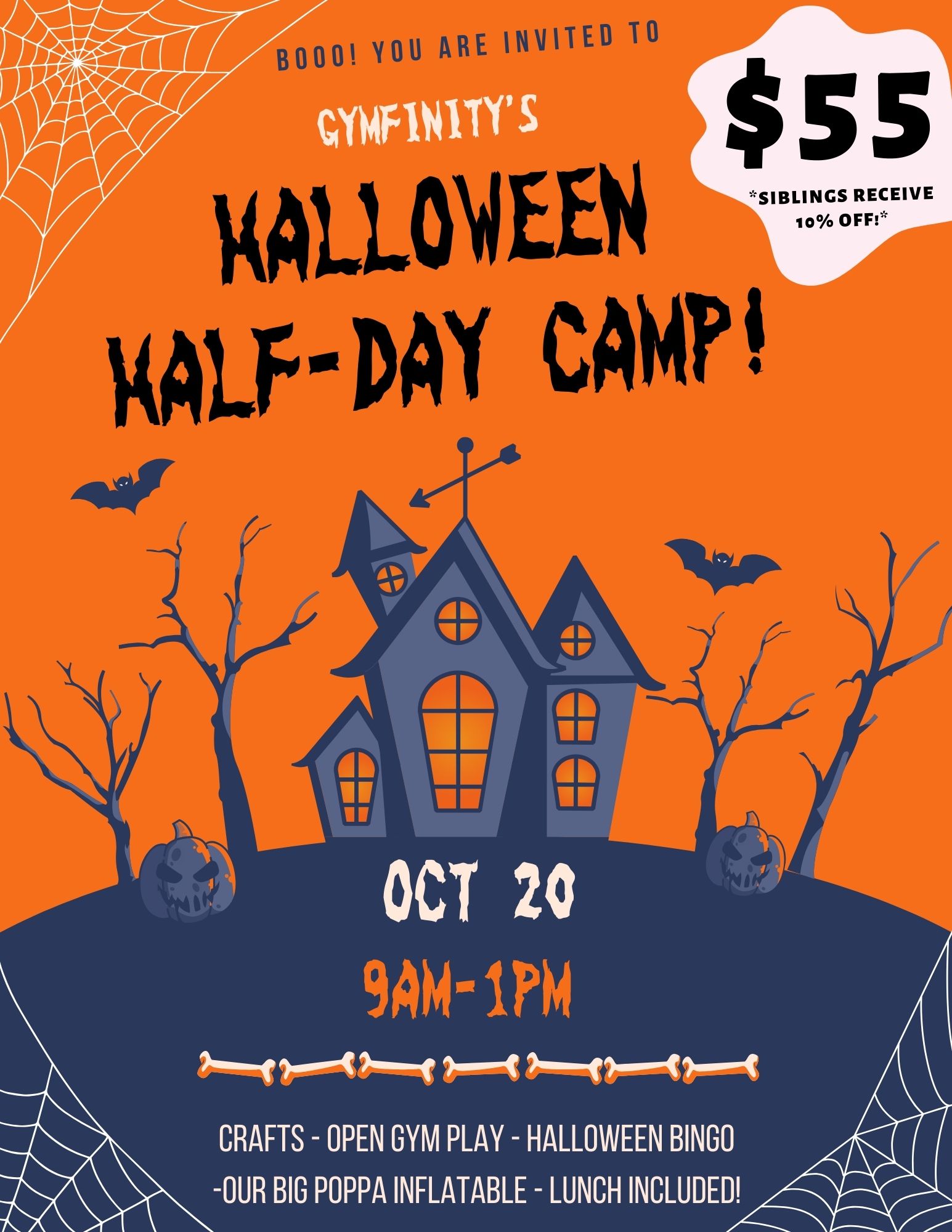 Halloween Half Days Camp