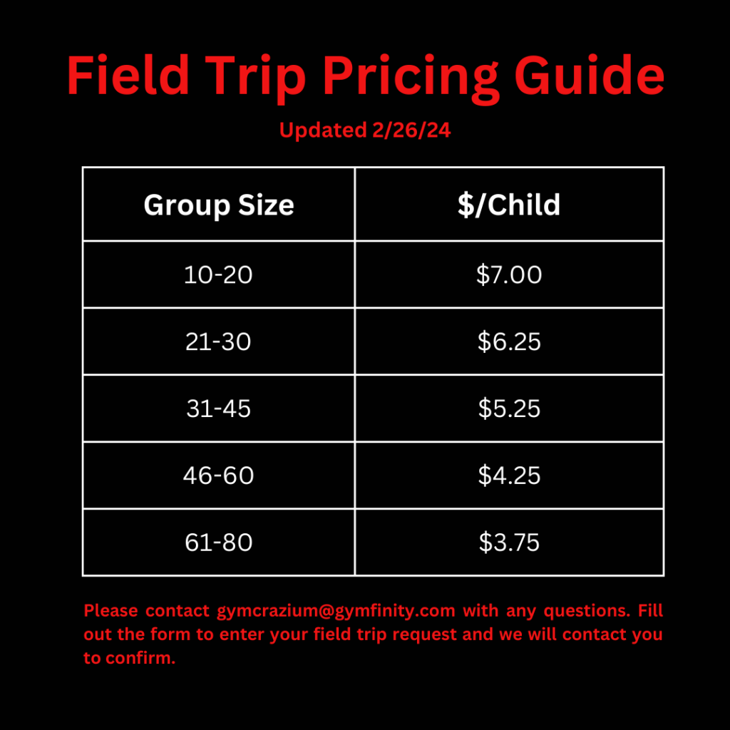 Field Trip Pricing Guide